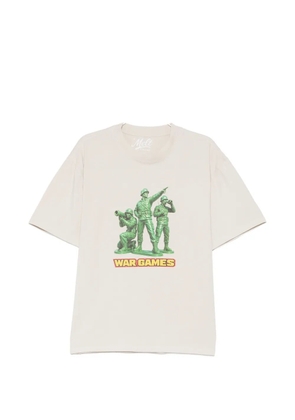 Melt graphic-print T-shirt - Neutrals