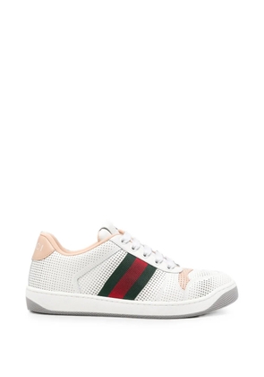 Gucci leather Re-Web sneakers - Black