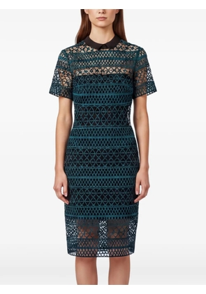 Self-Portrait guipure lace midi dress - Green