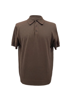 Dolce & Gabbana Pre-Owned knitted polo shirt - Brown