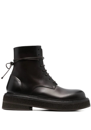 Marsèll Zuccone leather combat boots - Brown