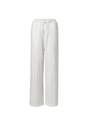 LouLou de Saison Macao striped drawstring trousers - Neutrals