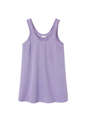 American Vintage Lycaz U-neck mini dress - Purple