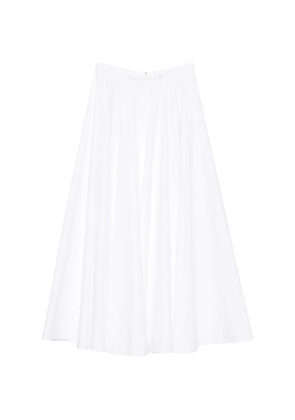 Givenchy A-line pleated midi skirt - White