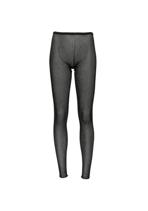 DONDUP sheer-finish trousers - Black