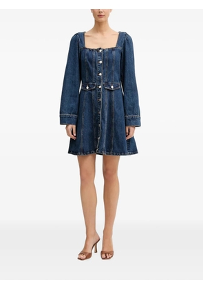 Gestuz GZsamia button-up denim mini dress - Blue