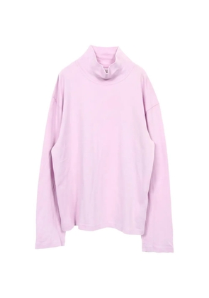 Bottega Veneta Pre-Owned 2010s turtleneck logo-embroidered T-shirt - Pink