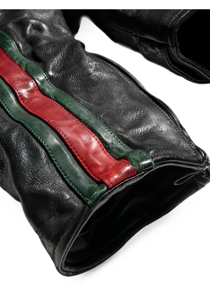 Gucci leather biker jacket - Black