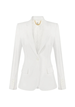 Elisabetta Franchi raw-cut jacket - White