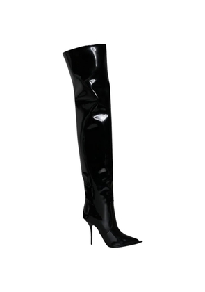Dolce & Gabbana Cardinale patent-leather boots - Black