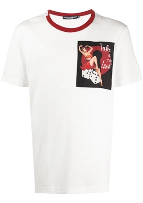 Dolce & Gabbana graphic-print T-shirt - White