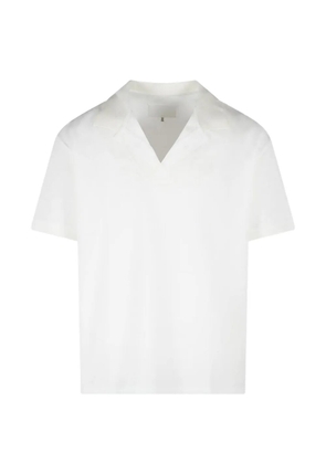 Maison Margiela spread-collar V-neck T-shirt - White