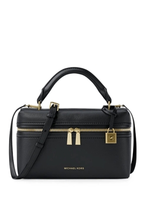 Michael Kors extra small Jana logo-plaque crossbody bag - Black
