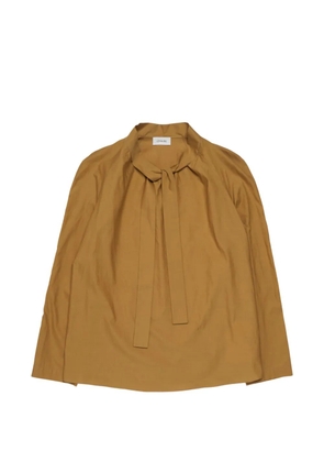 LEMAIRE Ascot tie-neck blouse - Neutrals
