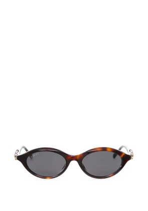 Gucci Horsebit tortoiseshell-effect sunglasses - Brown