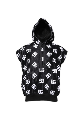 Dolce & Gabbana sleeveless hoodie - Black