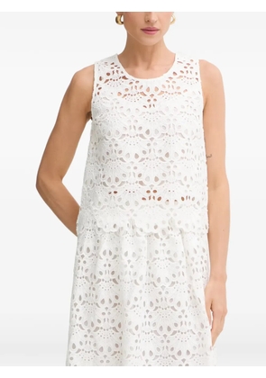 TWINSET broderie-anglaise top - White