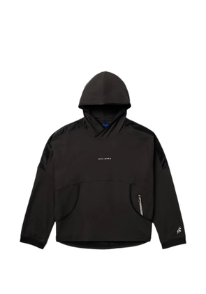 ASICS Marjoram logo-print hoodie - Black