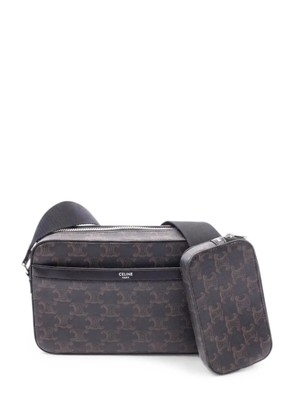 Celine Pre-Owned 2010s Triomphe messenger bag - Black
