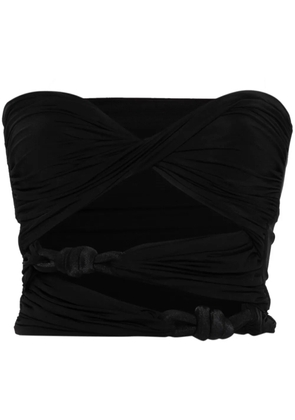 Maygel Coronel Atarraya crop top - Black