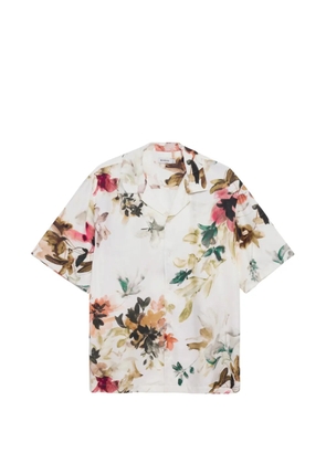 Simkhai Casper floral-print shirt - White