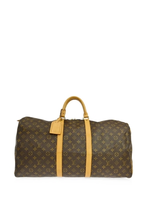 Louis Vuitton Pre-Owned 1997 monogram Keepall 55 travel bag - Brown