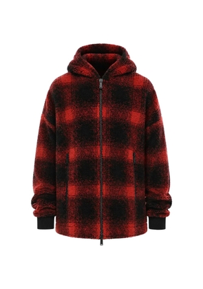 DSQUARED2 checked hooded jacket