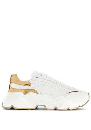 Dolce & Gabbana Daymaster metallic-trim sneakers - White