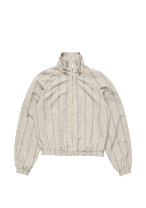 Acne Studios lightweight check jacket - Brown