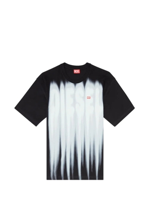 Diesel cotton T-shirt with bold logo print - Black