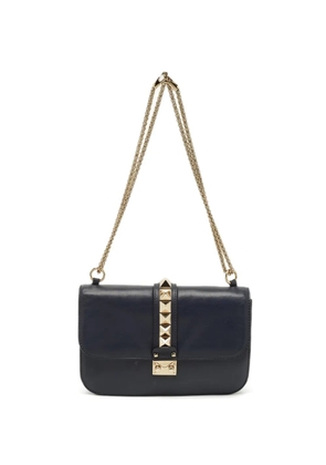 Valentino Garavani Pre-Owned medium Rockstud Glam Lock flap shoulder bag bag - Blue