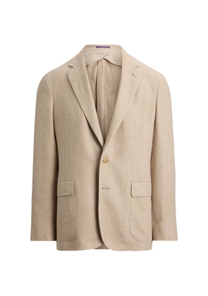 Ralph Lauren Purple Label Hadley herringbone blazer - Neutrals