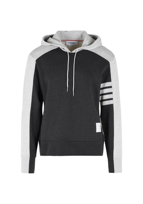 Thom Browne 4-Bar colour-block hoodie - Grey