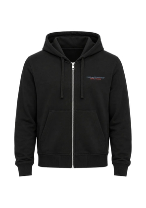 Diesel logo-print zip-up hoodie - Black