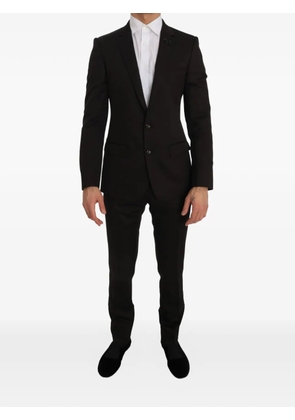 Dolce & Gabbana Martini crystal-bee suit - Brown