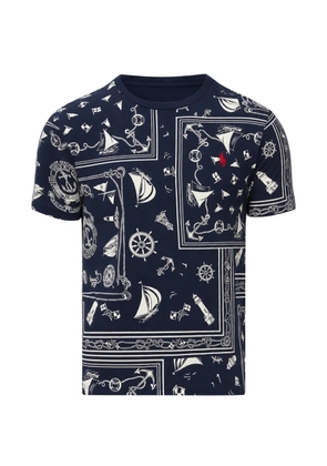 Polo Ralph Lauren bandana-patchwork T-shirt - Blue