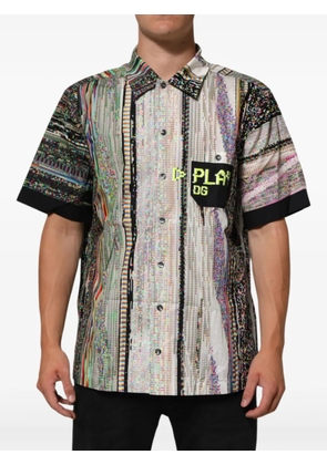 Dolce & Gabbana graphic-print short-sleeved shirt - Black