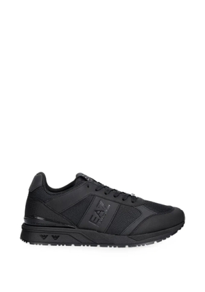 Ea7 Emporio Armani logo-detail sneakers - Black