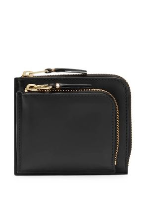 Comme Des Garçons Wallet outside-pocket zip-around wallet - Black