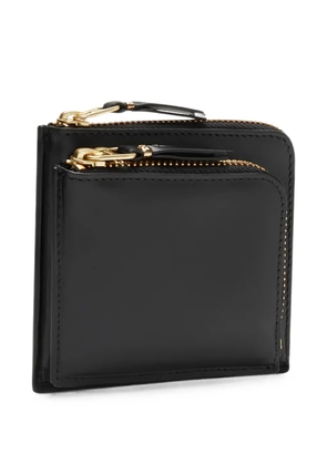 Comme Des Garçons Wallet outside-pocket zip-around wallet - Black