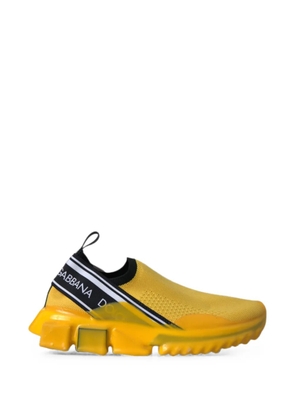 Dolce & Gabbana Sorrento knitted slip-on sneakers - Yellow
