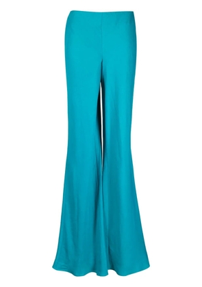 Alberta Ferretti high-rise flared trousers - Blue