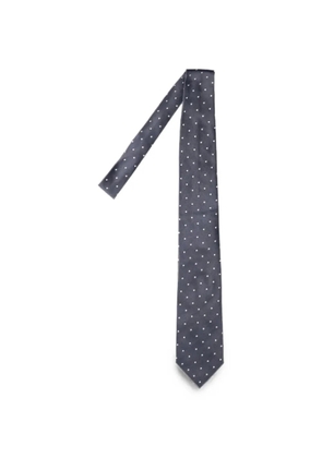 TOM FORD polka-dot tie - Grey