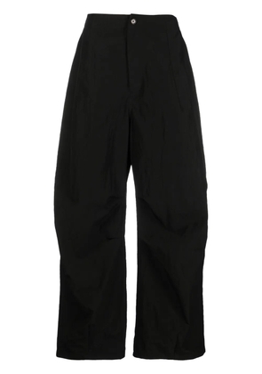 Amomento Ripstop Fatigue wide-leg trousers - Black