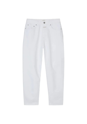 Closed Jazzie logo-patch jeans - White