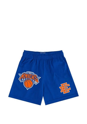 ERIC EMANUEL New York Knicks logo-print shorts - Blue