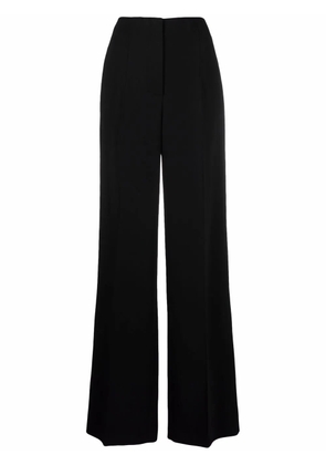 Alberta Ferretti high-waisted straight-leg trousers - Black
