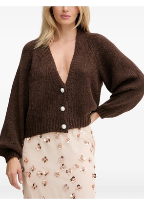 Haveone long-sleeves cardigan - Brown