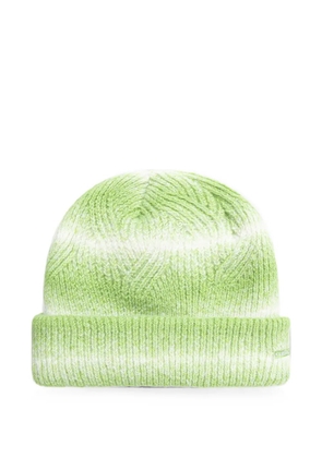 Kangol gradient-effect ribbed-knit beanie hat - Green