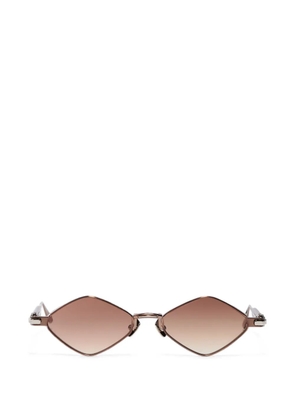 John Dalia Lana geometric-frame sunglasses - Brown
